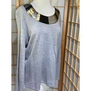 NWT Mercer St. Studio XL Embellished Sweater